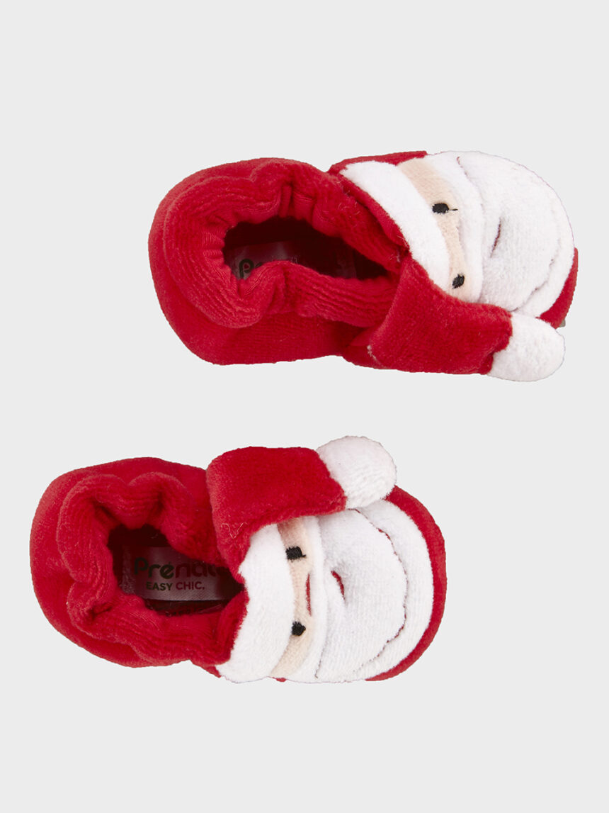 Scarpe rosse con babbo natale - Prénatal