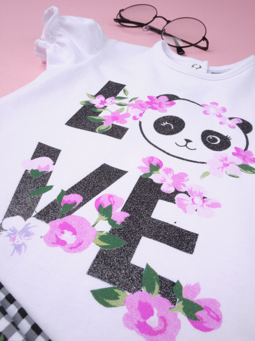 Completo girl "love panda" - Prénatal