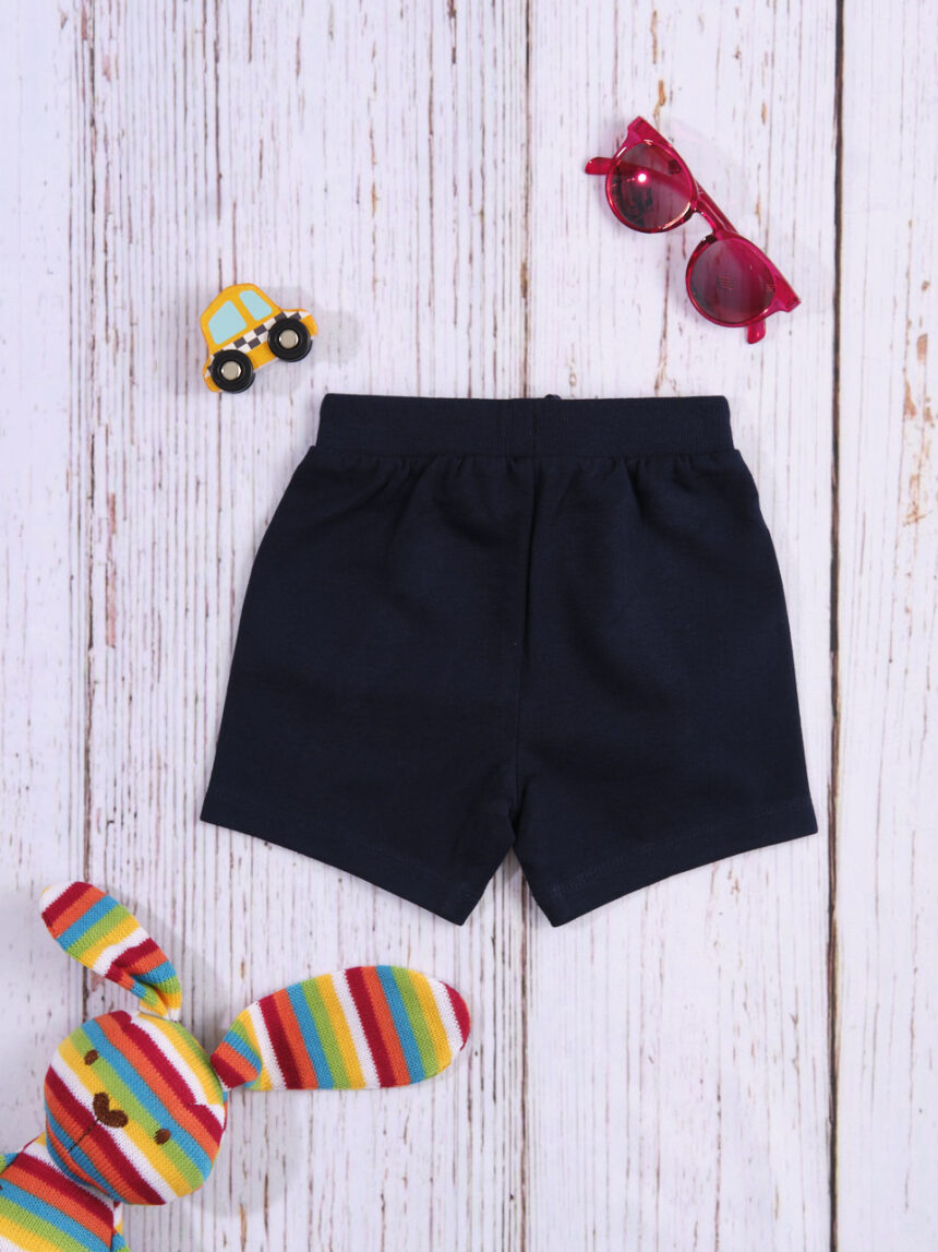Shorts bimbo tinta unita blu scuro - Essential by Prénatal, Prénatal
