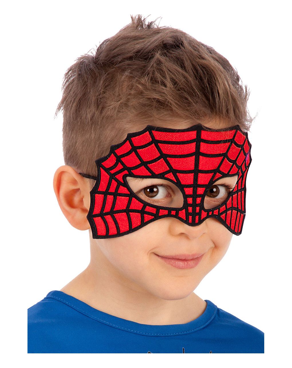 Maschera uomo ragno in tessuto rifrangente - Carnival Toys