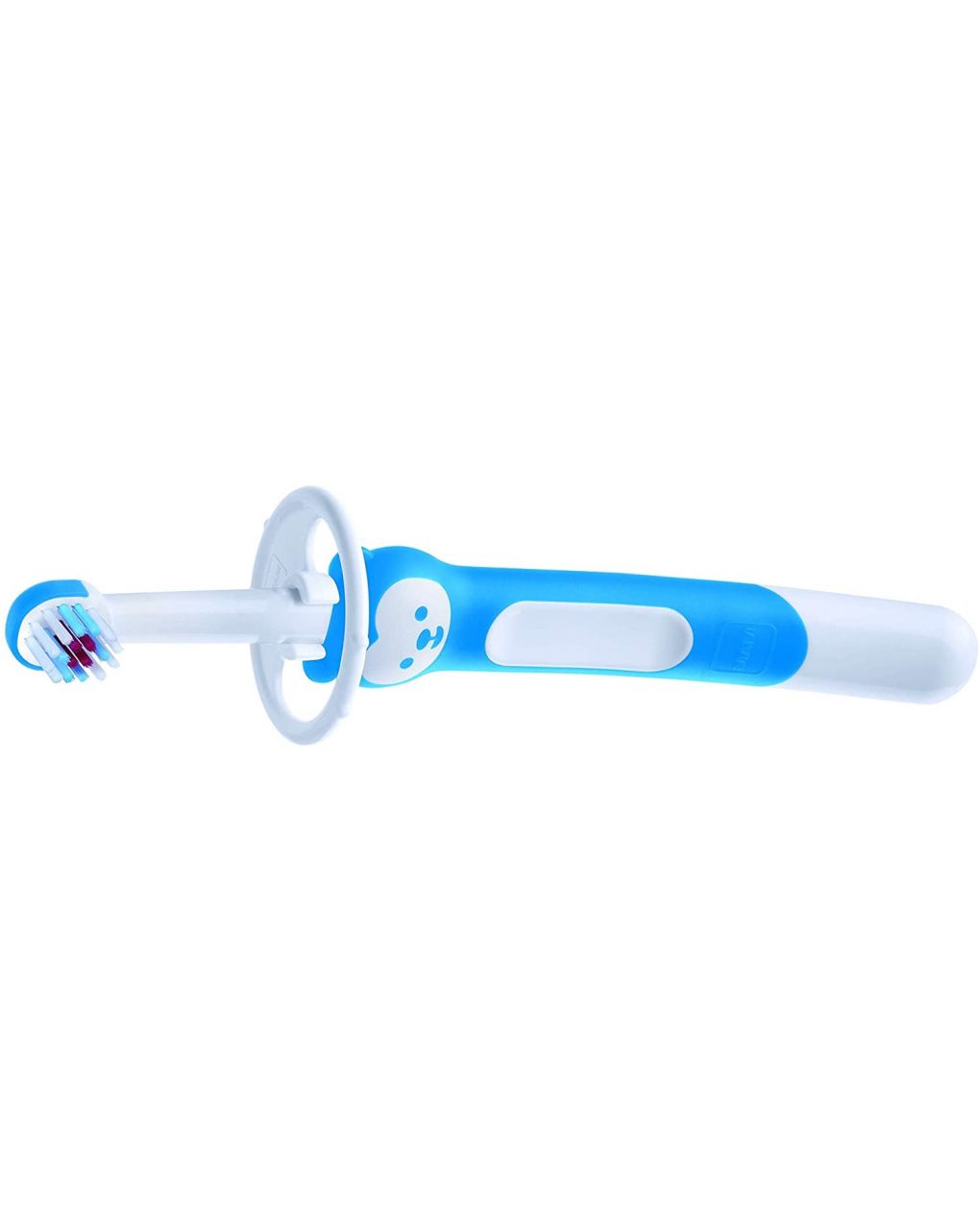 Set spazzolini denti bambini con manico lungo, da 5+ mesi, azzurro - Mam