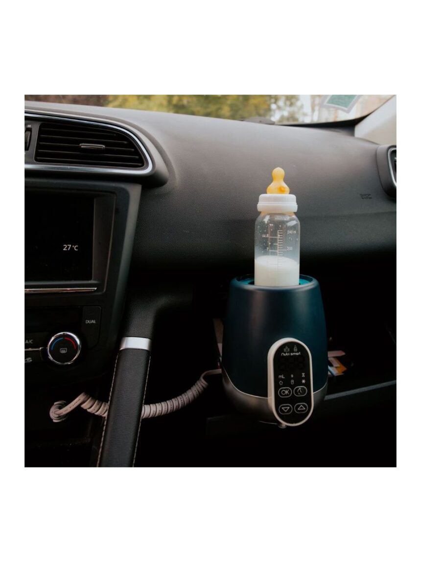 Nutrismart scaldabiberon digitale casa auto (bagnomaria/vapore) - Babymoov