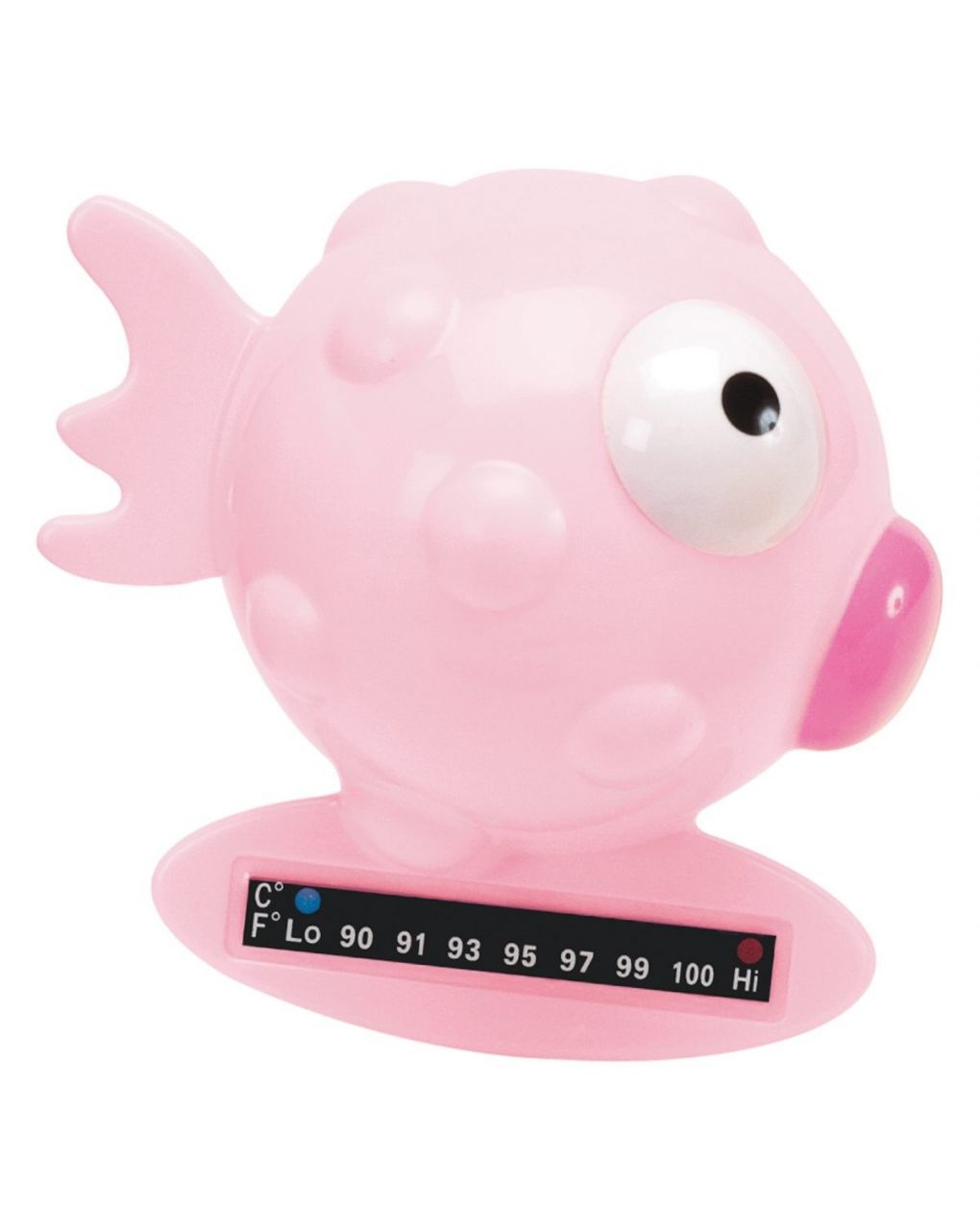 Termometro da bagno pesce palla rosa