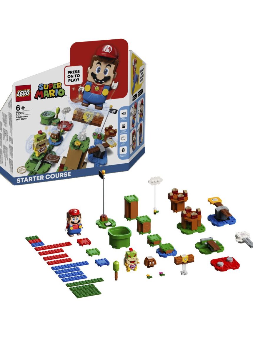 Lego super mario - avventure di mario - starter pack - 71360 - LEGO