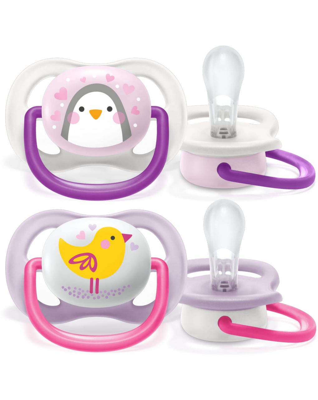 Philips avent 2 succhietti ultra air collection 0-6m animaletti - Philips Avent