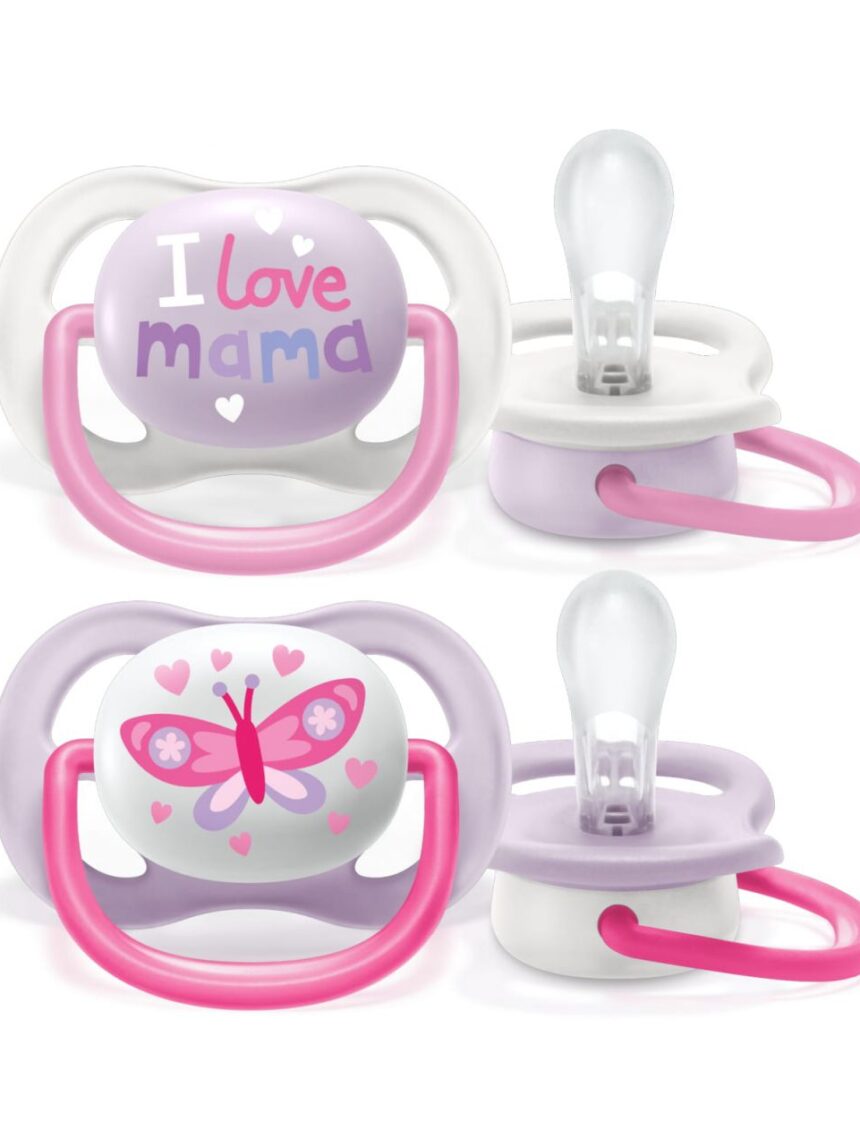 Philips avent 2 succhietti ultra air collection 0-6m mama - Philips Avent