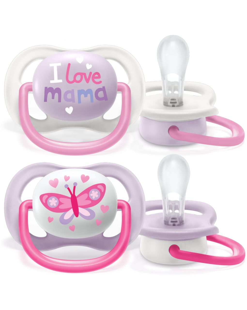 Philips avent 2 succhietti ultra air collection 0-6m mama