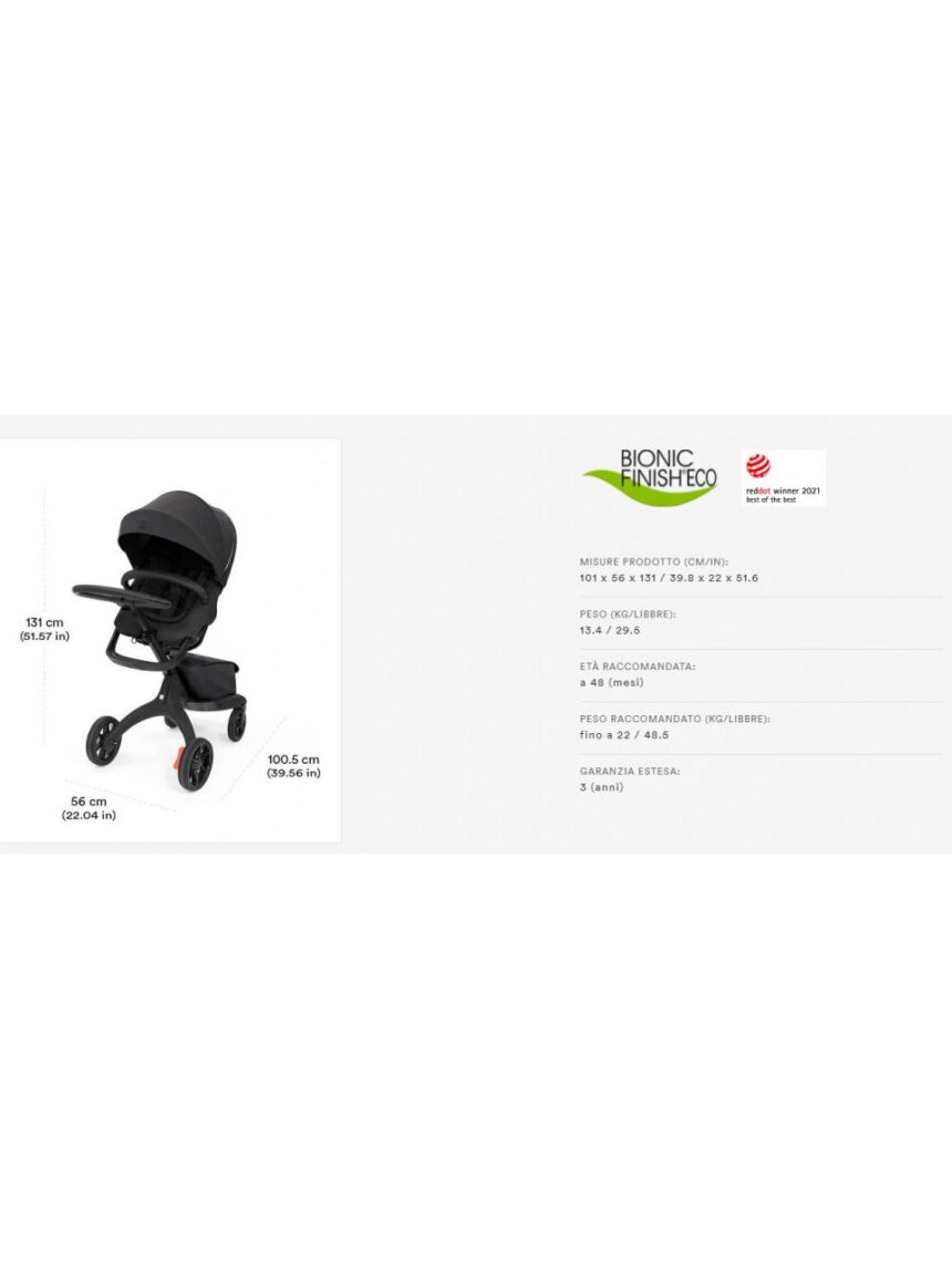 Stokke® - passeggino xplory® x modern grey - Stokke