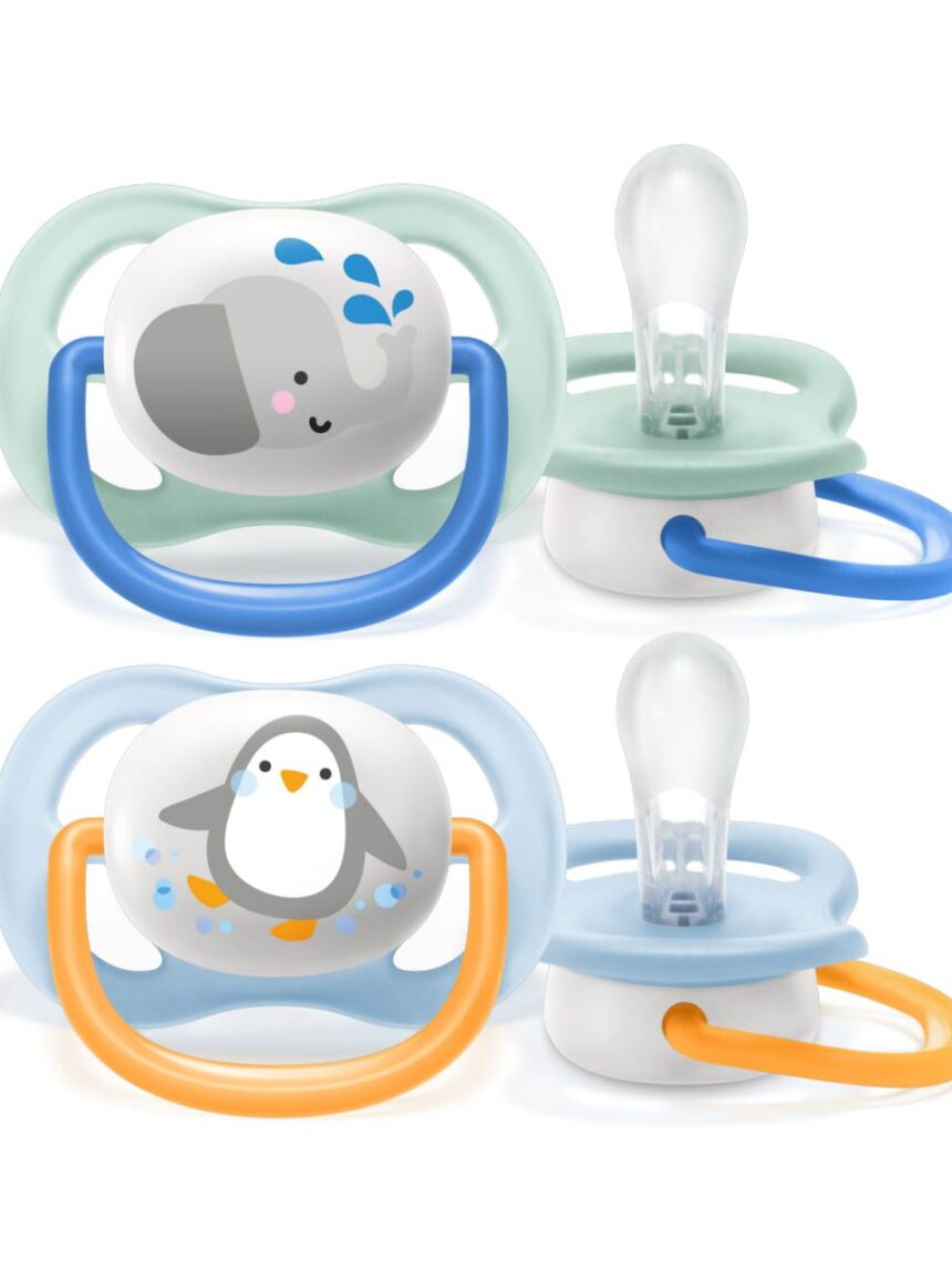 Philips avent 2 succhietti ultra air collection 0-6m animaletti - Philips Avent