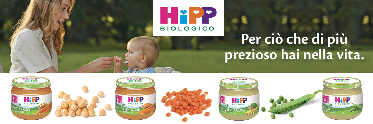 Omogeneizzati ai legumi HiPP Biologico, una novità che va  ben oltre il bio.