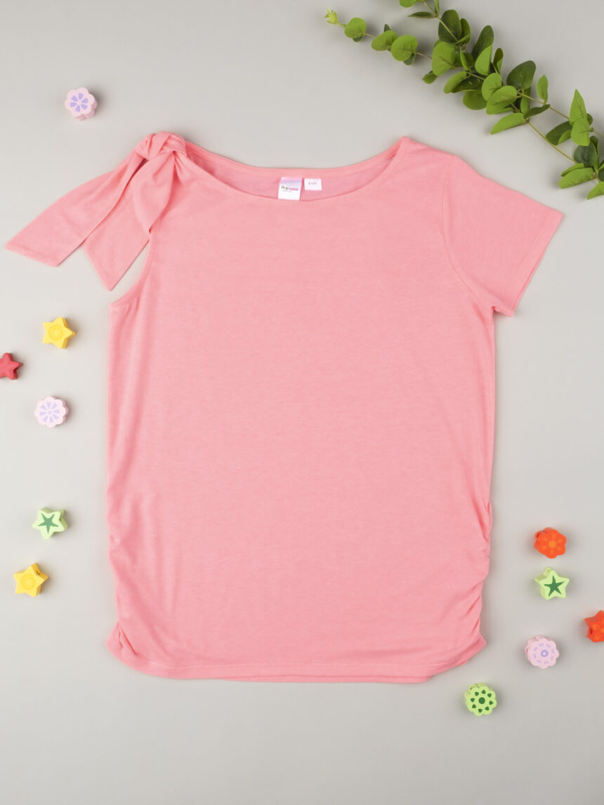 T-shirt con nodo pink - Prénatal