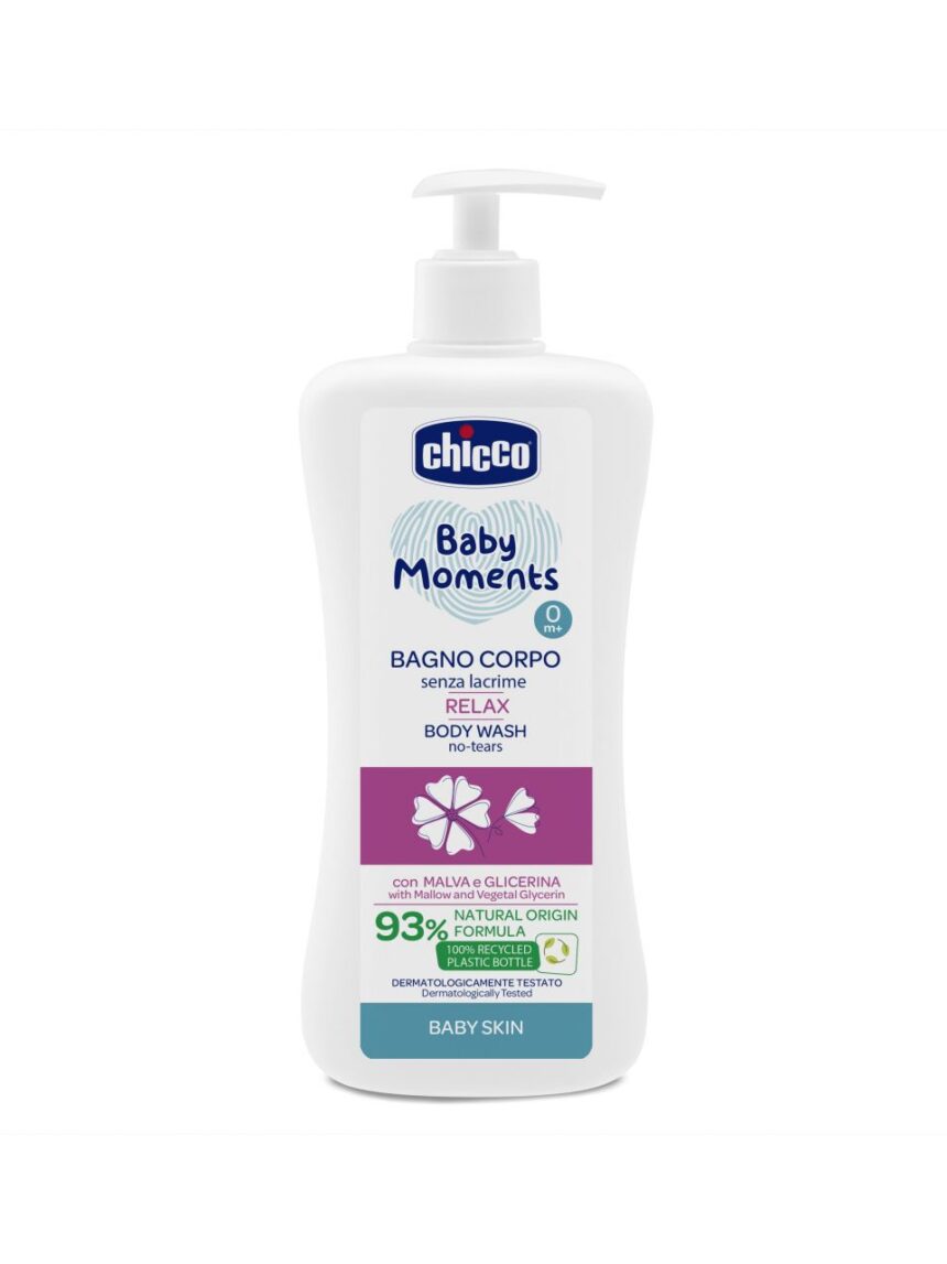 Bagno corpo relax baby moments chicco baby skin - Chicco