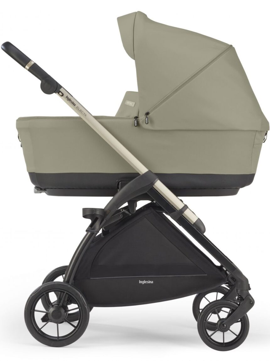 Electa system quattro con seggiolino cab - colore nolita beige con telaio iridio black - Inglesina