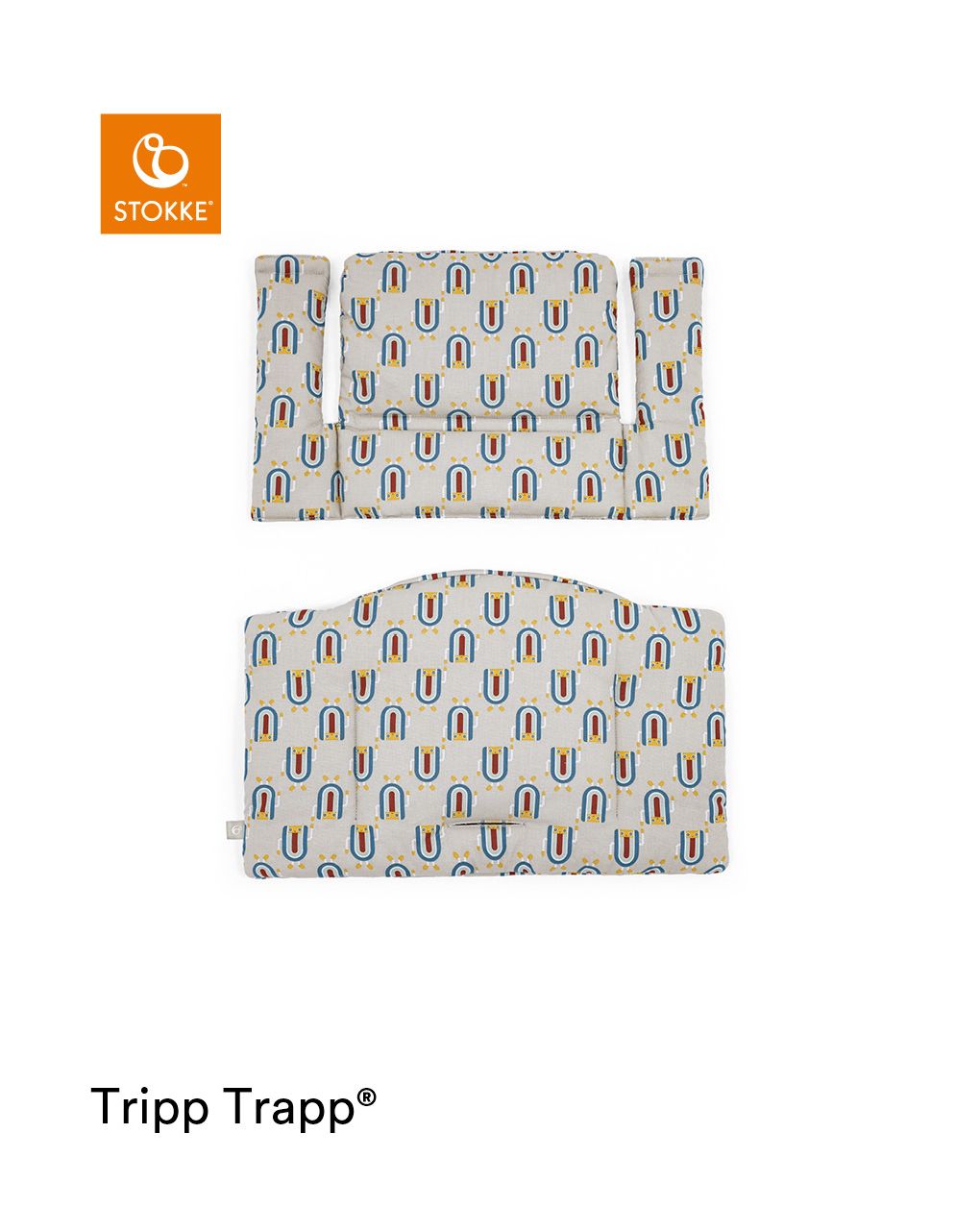Tripp trapp® classic cushion robot grey ocs cuscino per seggiolone, morbido  e avvolgente per il tuo bambino - Prénatal