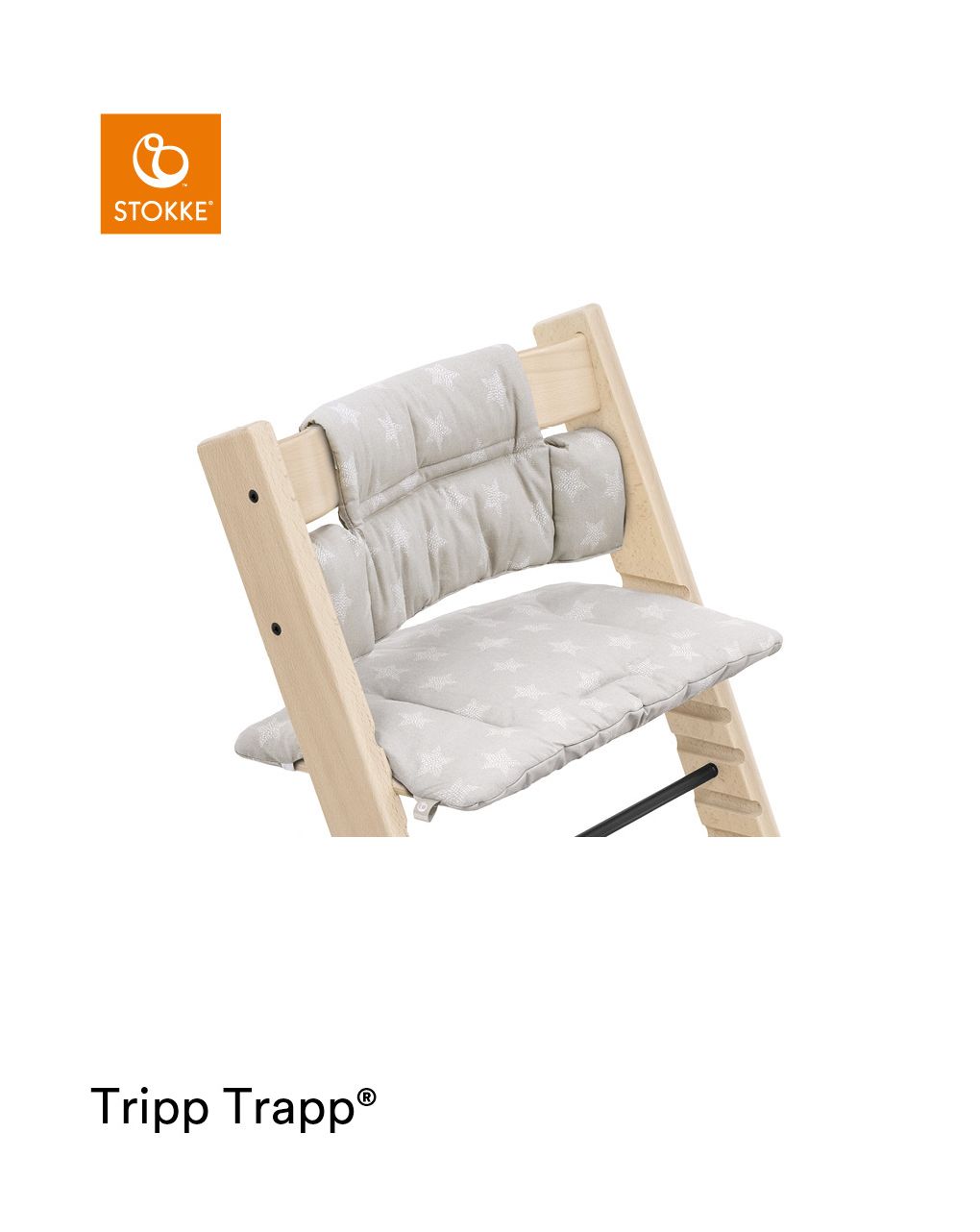 Tripp trapp® classic cushion stars silver ocs
cuscino per seggiolone, morbido e avvolgente per il tuo bambino - Stokke