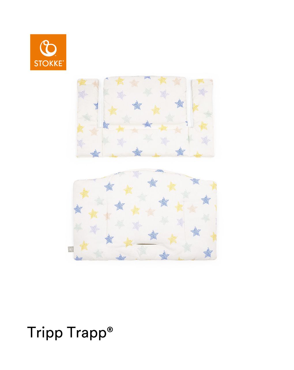 Tripp trapp® classic cushion stars multi ocs
cuscino per seggiolone, morbido e avvolgente per il tuo bambino