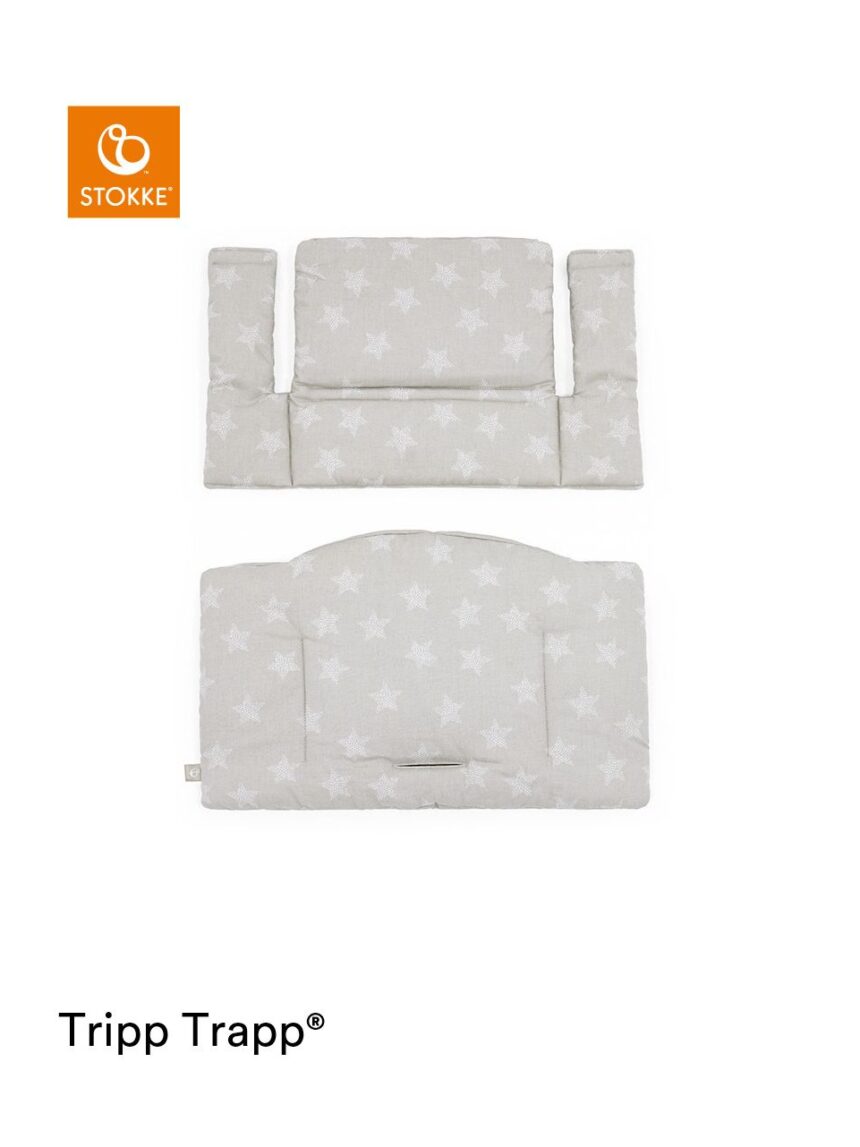 Tripp trapp® classic cushion stars silver ocs
cuscino per seggiolone, morbido e avvolgente per il tuo bambino - Stokke