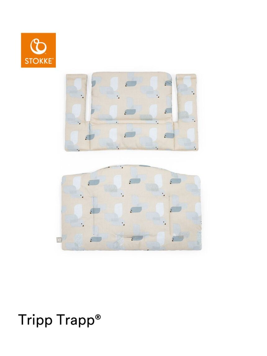 Tripp trapp® classic cushion birds blue ocs
cuscino per seggiolone, morbido e avvolgente per il tuo bambino - Stokke