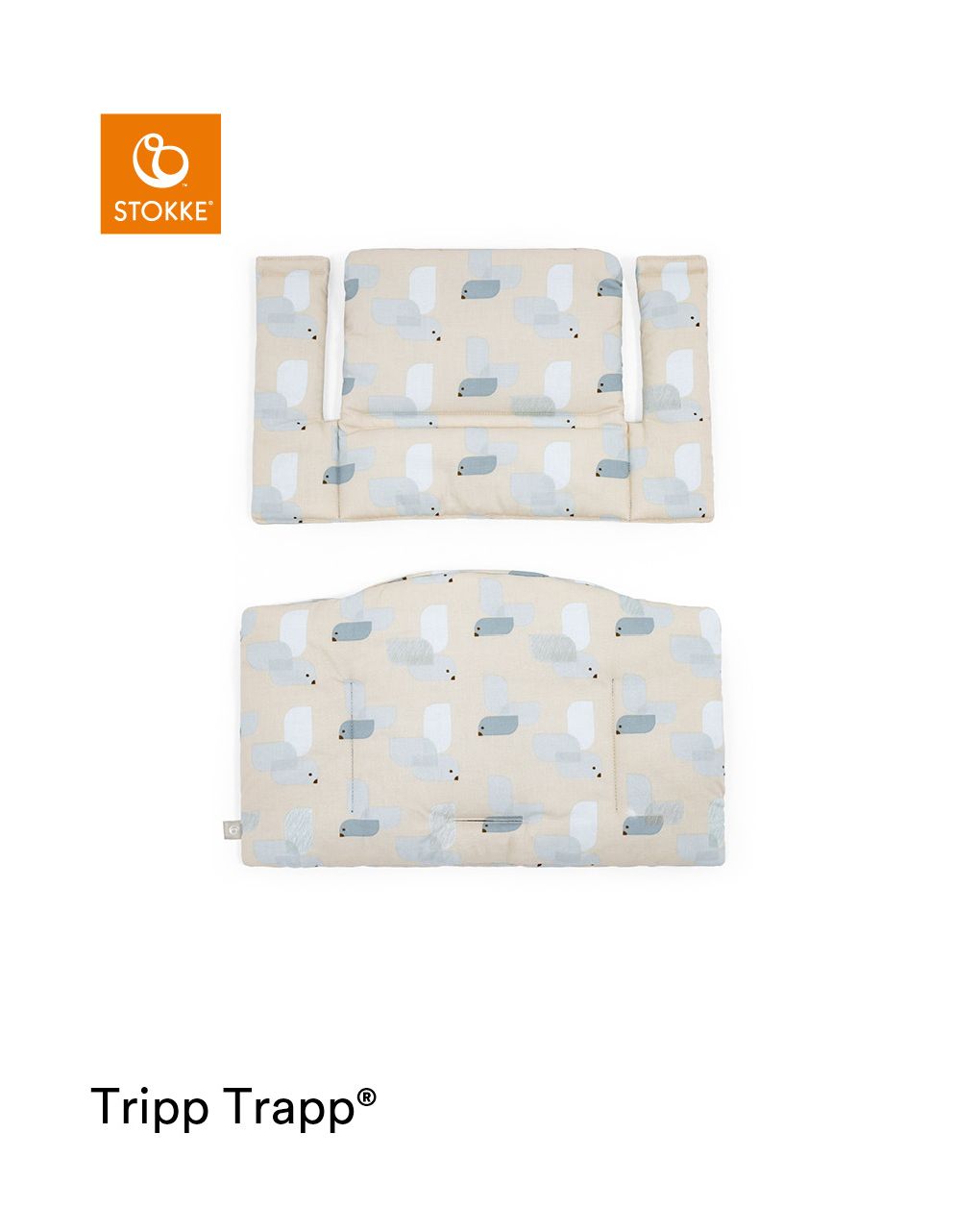 Tripp trapp® classic cushion birds blue ocs
cuscino per seggiolone, morbido e avvolgente per il tuo bambino