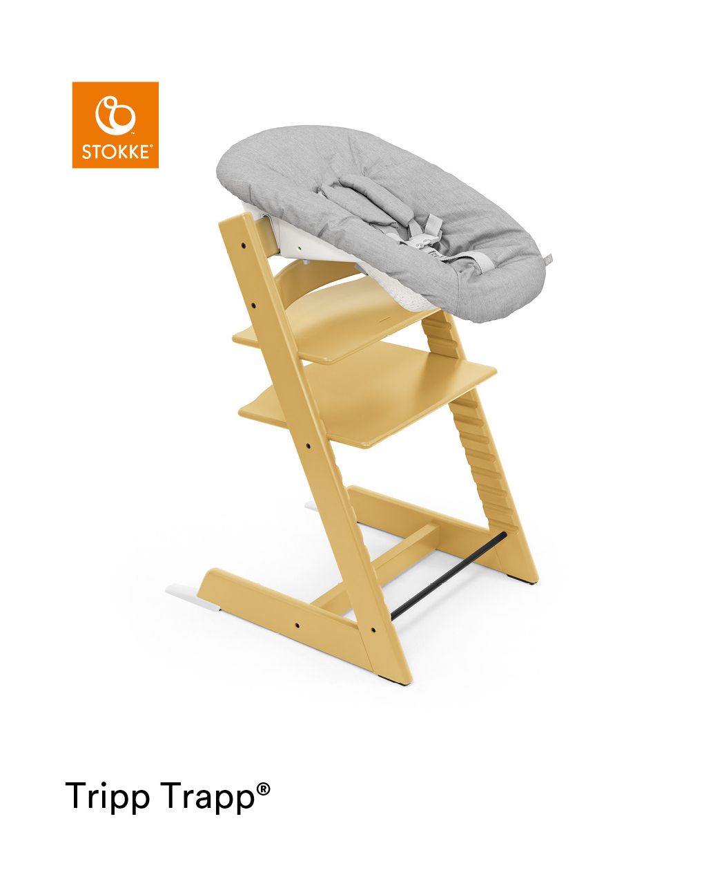 Tripp trapp®.la sedia che cresce con il bambino.™ una sedia per tutta la  vita (sunflower yellow) - Prénatal