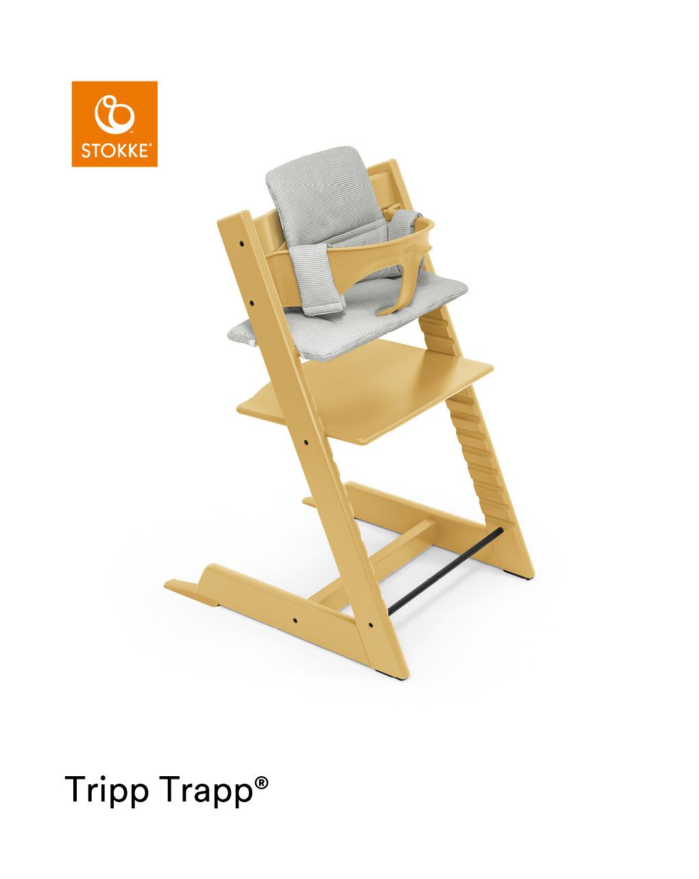 Tripp trapp®.la sedia che cresce con il bambino.™ una sedia per tutta la  vita (sunflower yellow) - Prénatal