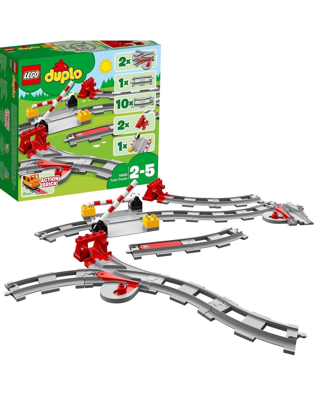 Lego duplo binari ferroviari - 10882 - LEGO Duplo