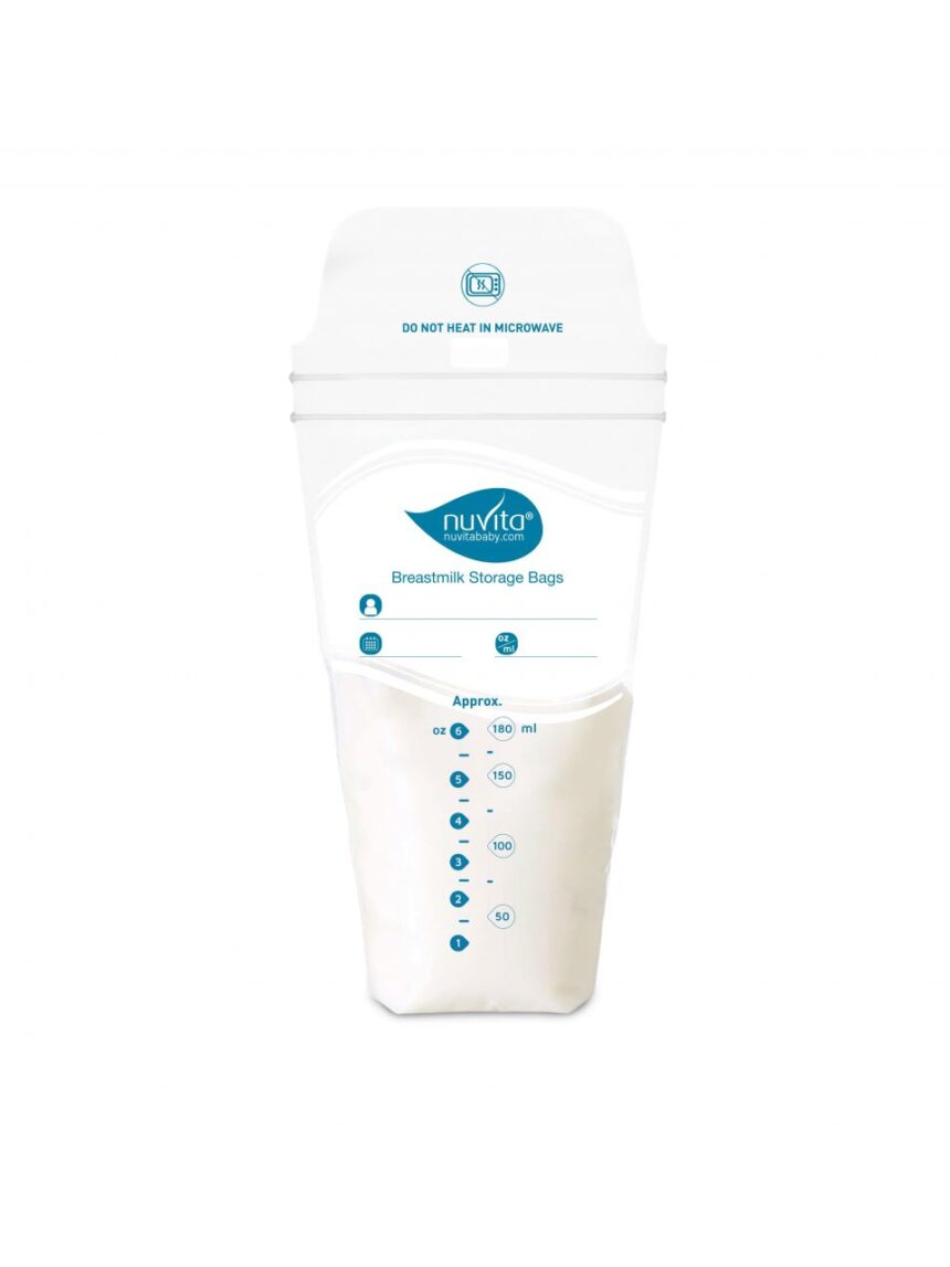 Sacchetti per latte mater 180ml 25pz - Nuvita