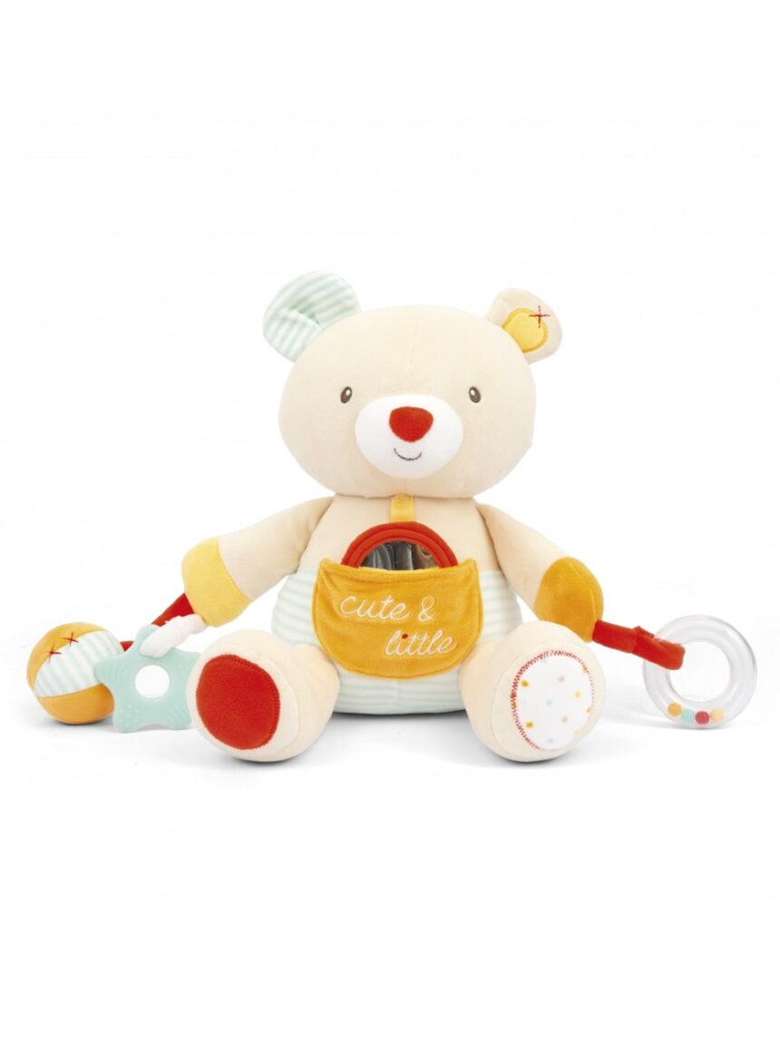 Soft toys - peluche attivita’ seduto orsetto - Baby Smile