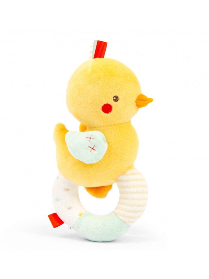 Soft toys - sonaglino anello papera - Baby Smile