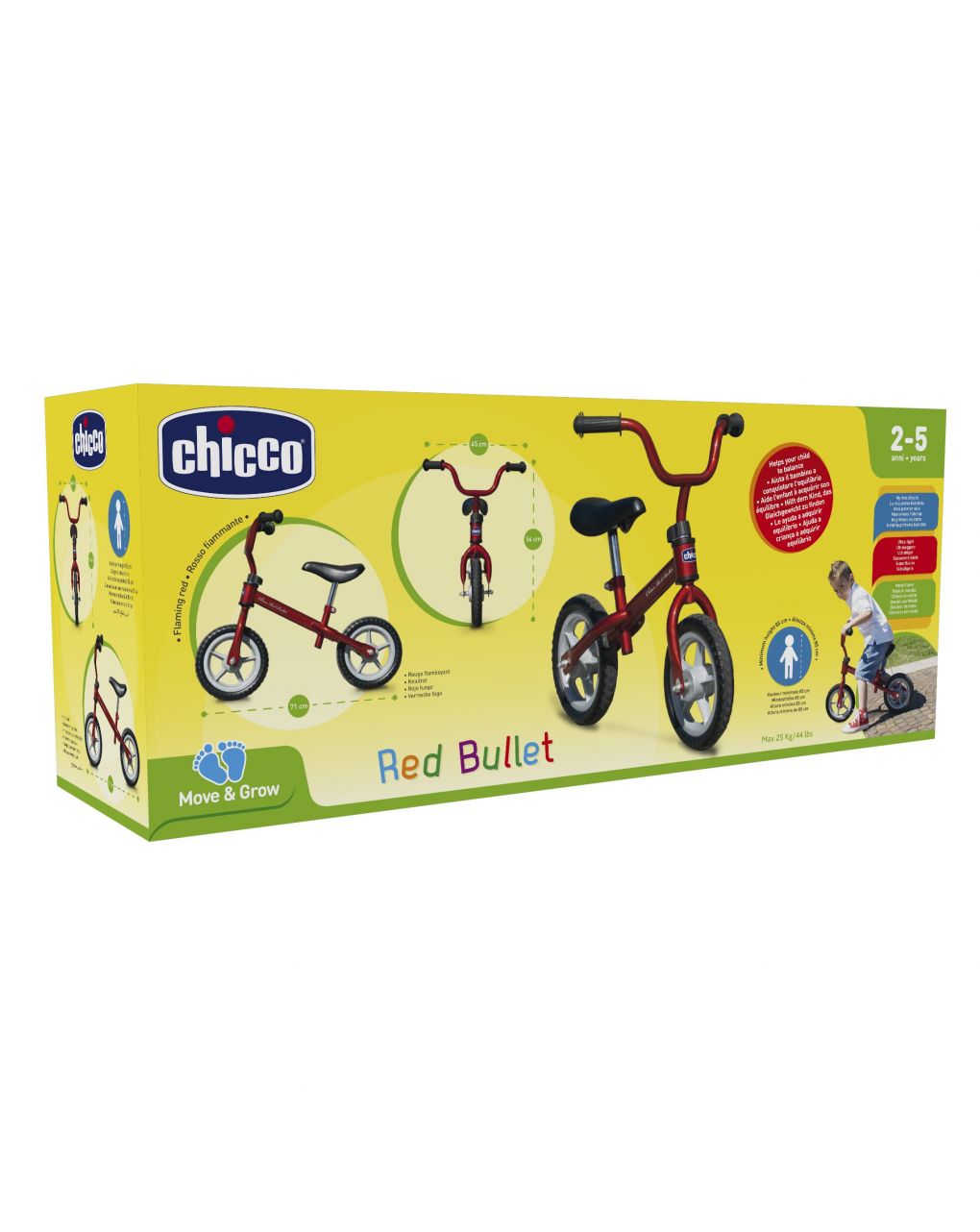 Chicco balance bike red bullet - Chicco