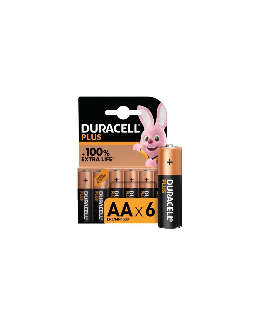 Duracell - plus power  aa b4