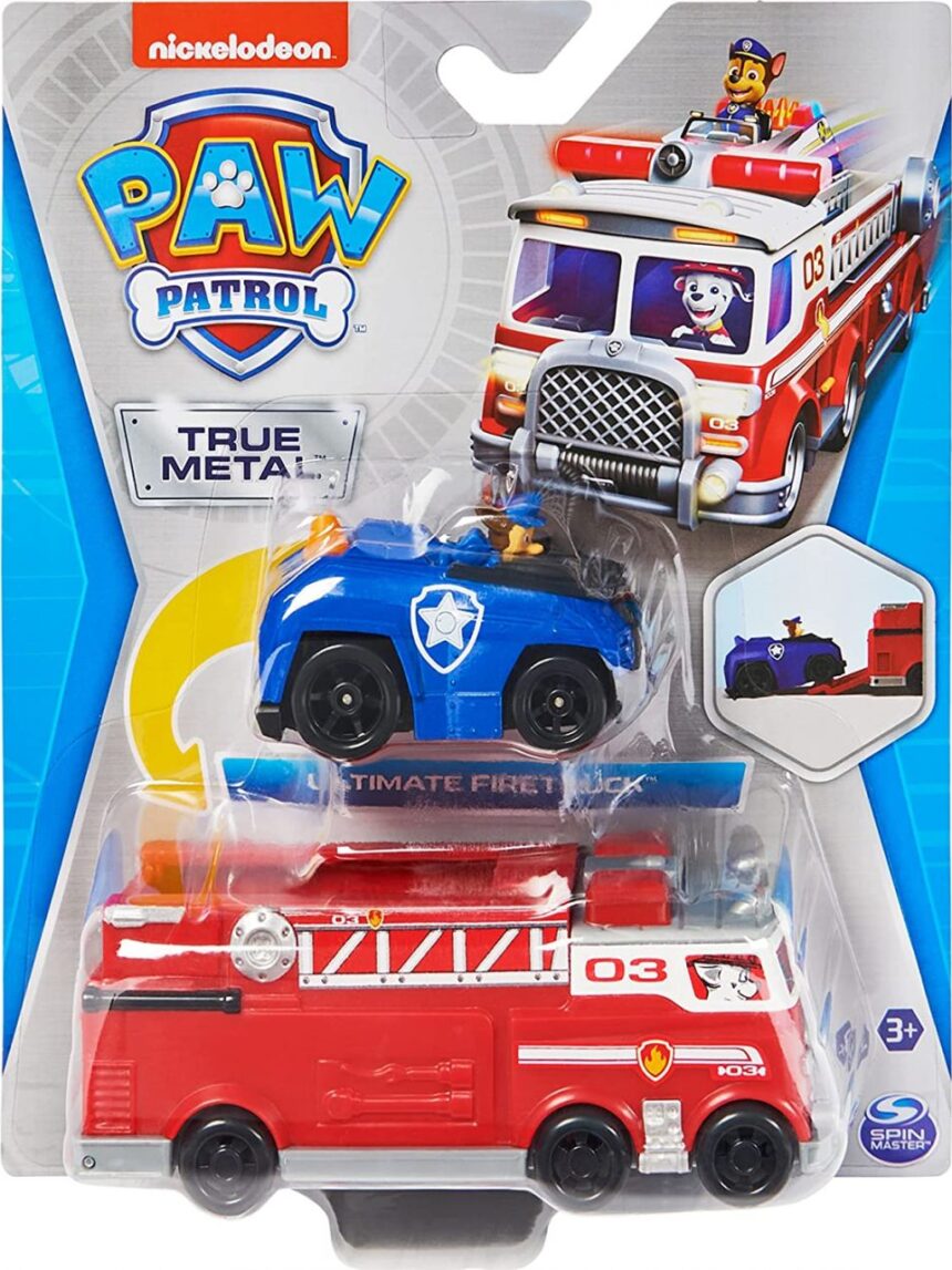 Paw patrol - die-cast camion dei pompieri e marshall - Paw Patrol