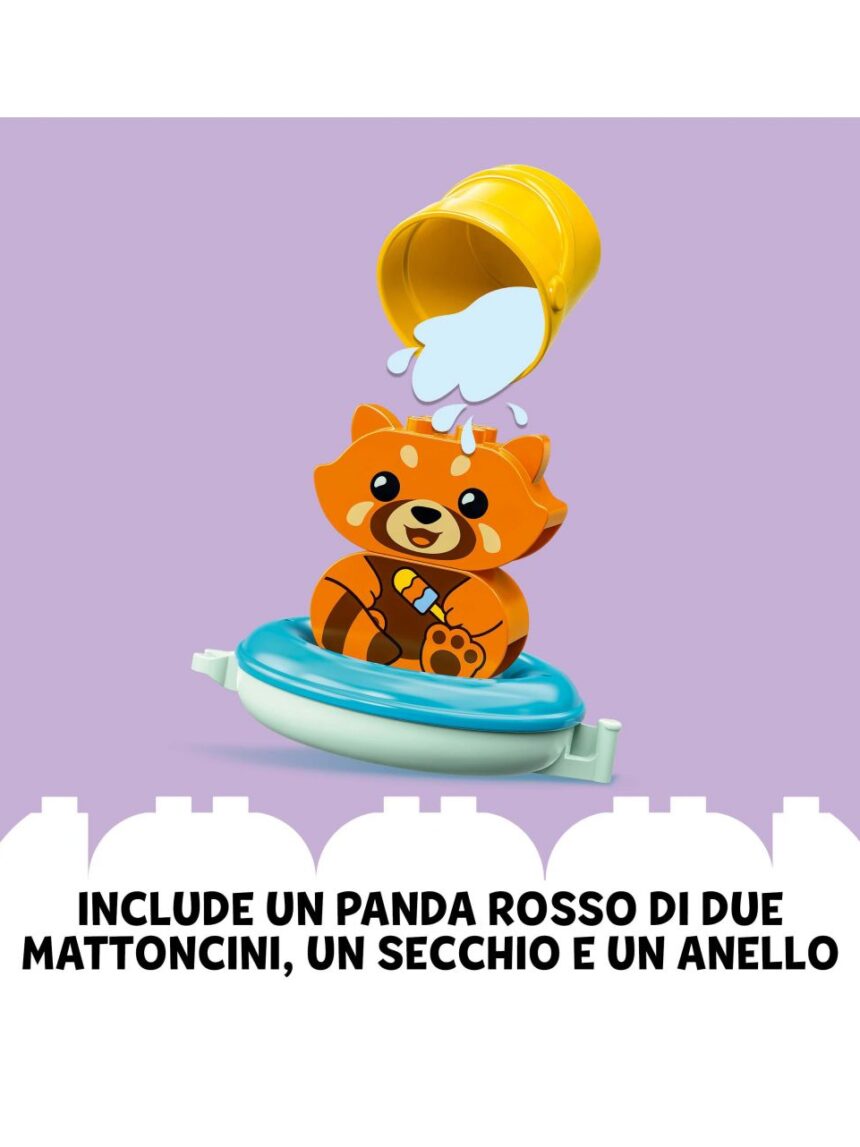 Duplo - ora del bagnetto: panda rosso galleggiante - 10964 - LEGO Duplo