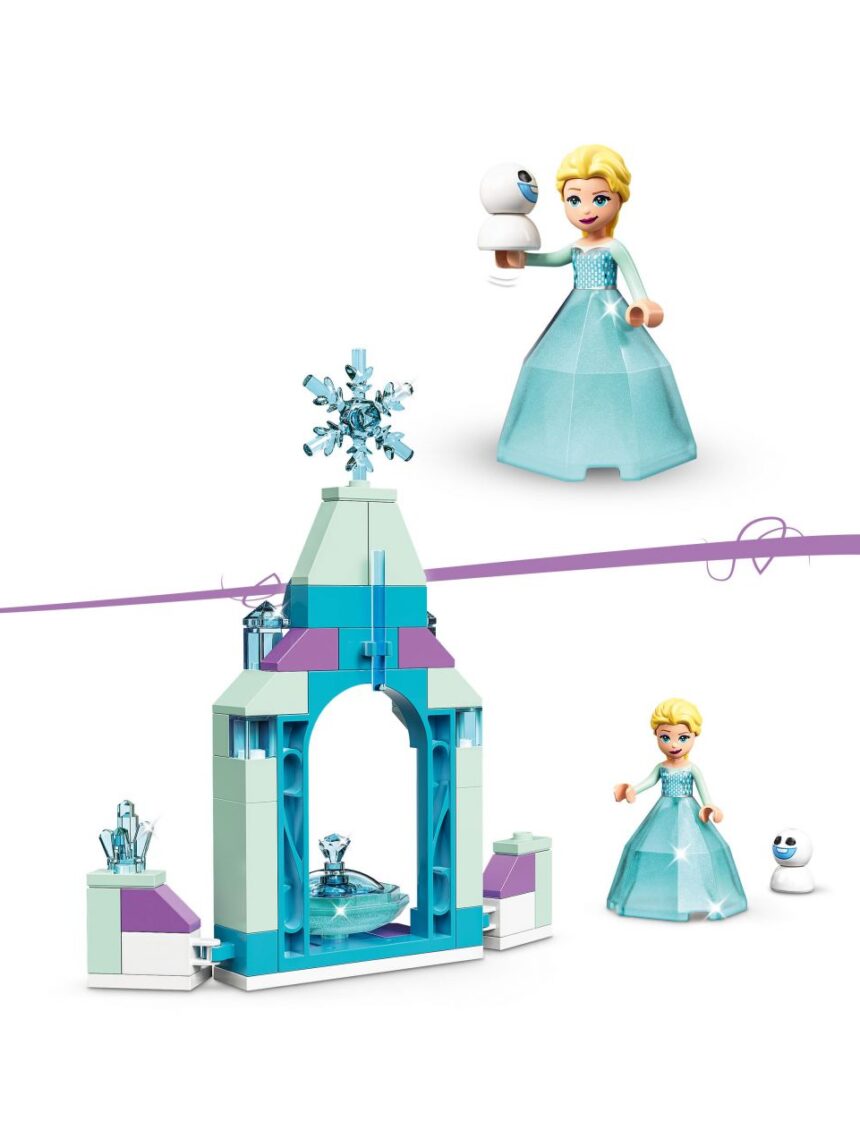 Lego disney princess - il cortile del castello di elsa - 43199 - LEGO