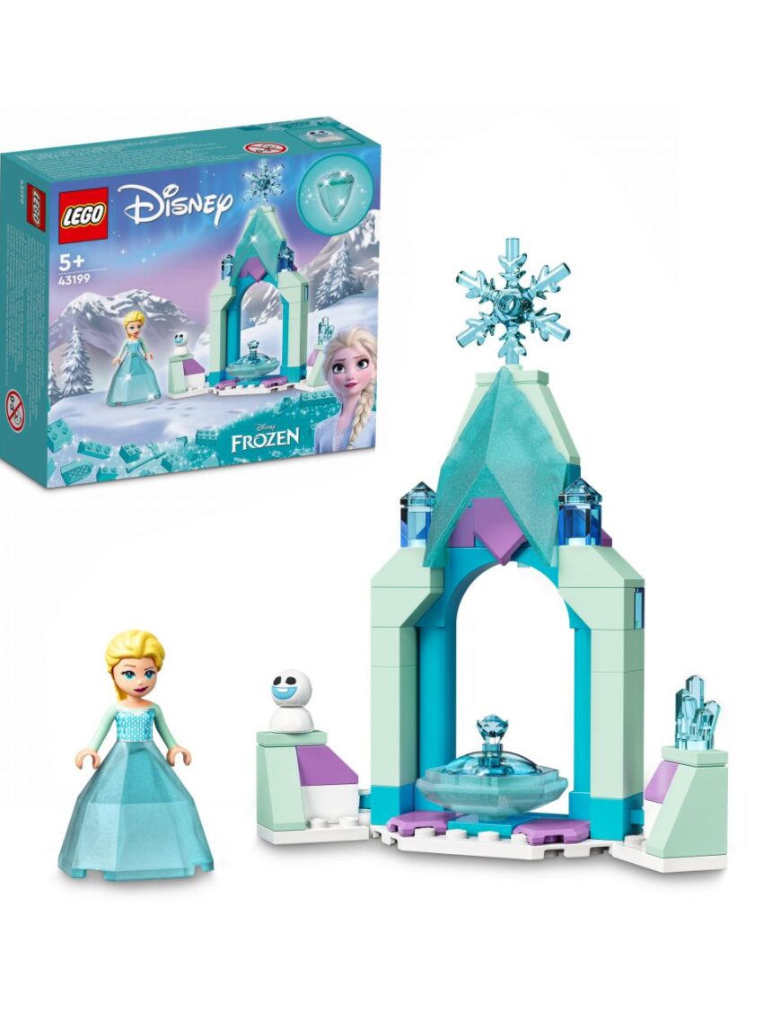 Lego disney princess - il cortile del castello di elsa - 43199 - LEGO