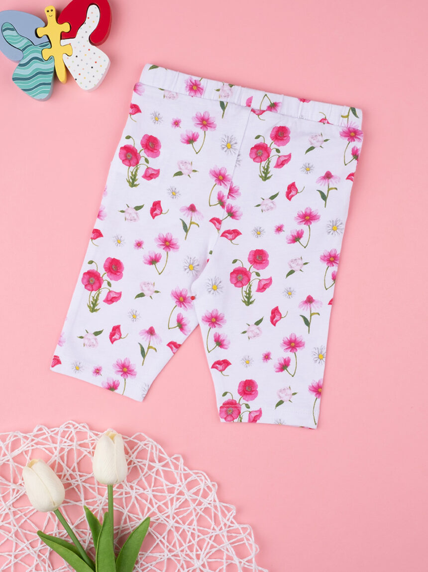 Legging girl "flower" - Prénatal
