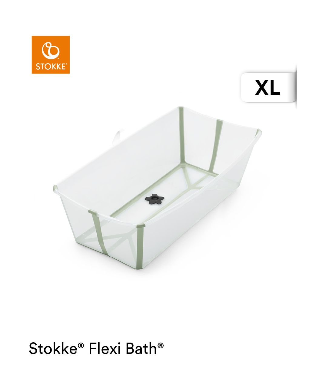 Stokke® flexi bath® x-large transparent green - Stokke