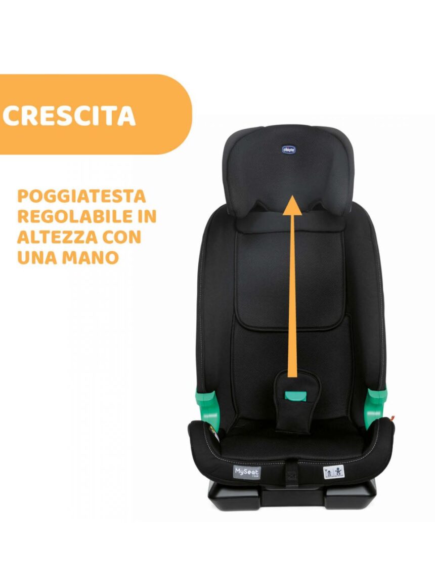 Chicco my seat i-size black 76-150 cm - Chicco