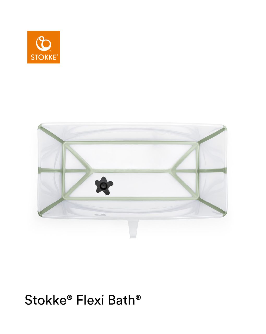 Stokke® flexi bath® x-large transparent green - Stokke