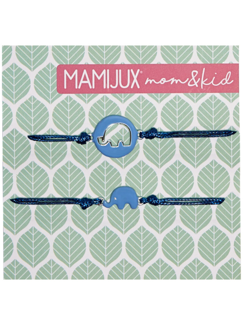 Mamijux bracciale elefantino azzurro - mom&kid - Mamijux