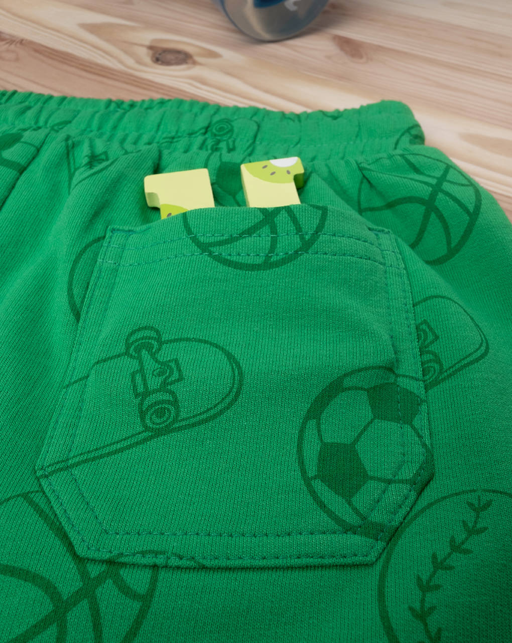 Shorts boy "street sport" green - Prénatal
