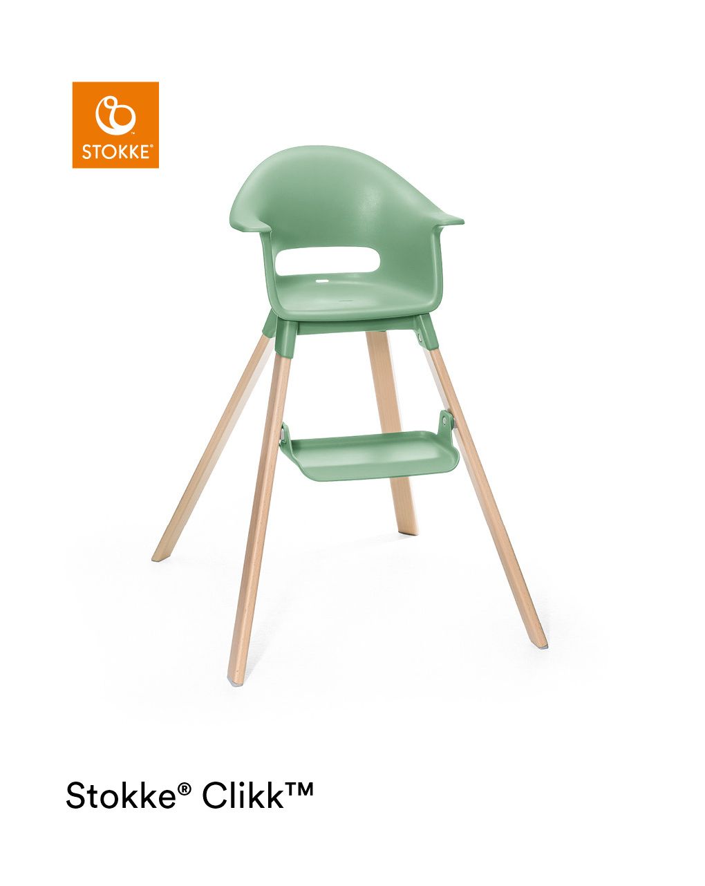 Stokke® clikk™ high chair - clover green - Stokke