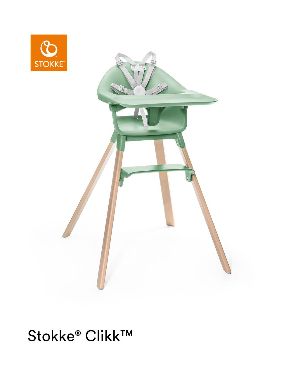 Stokke® clikk™ high chair - clover green - Stokke