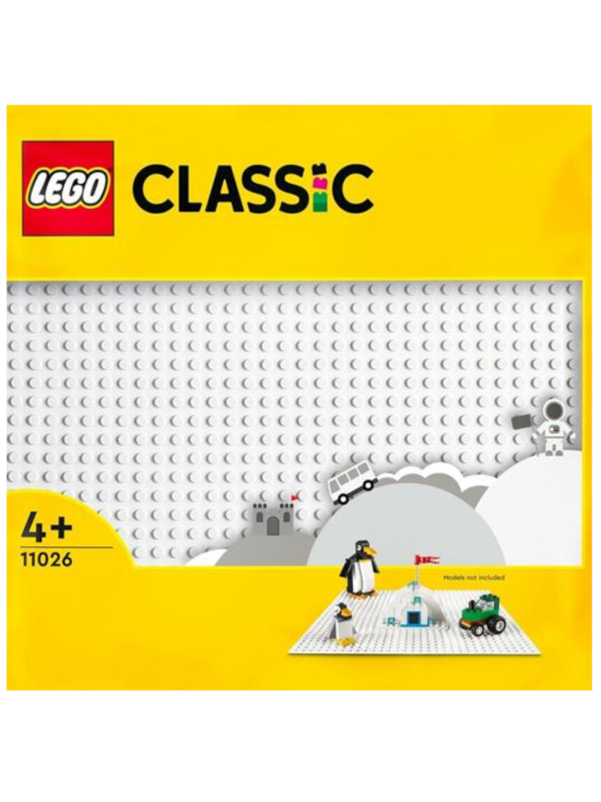 Lego classic - base bianca - 11026 - LEGO