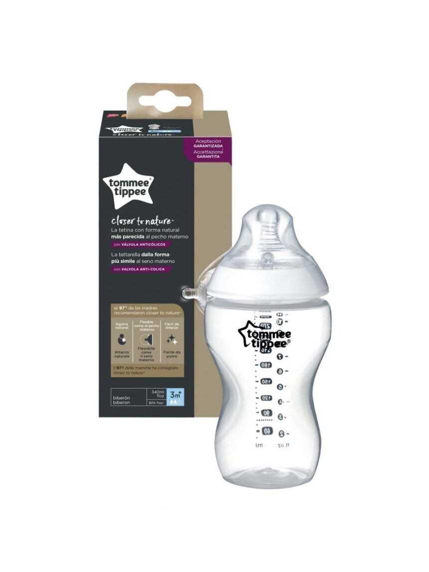 Biberon 330ml silicone close natural  tommee tippee - Tommee Tippee