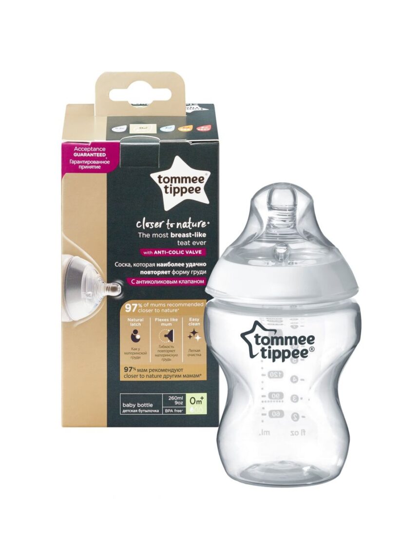 Biberon 260ml closer to nature tommee tippee - Tommee Tippee