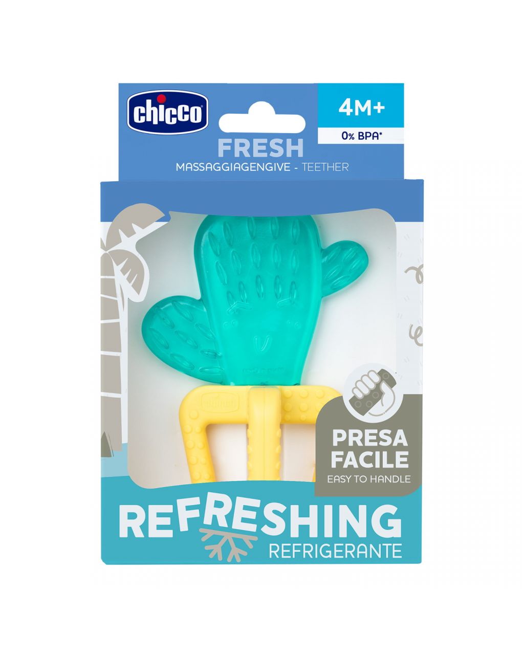 Chicco - massaggiagengive fresh cactus 3d 4m+ - Chicco