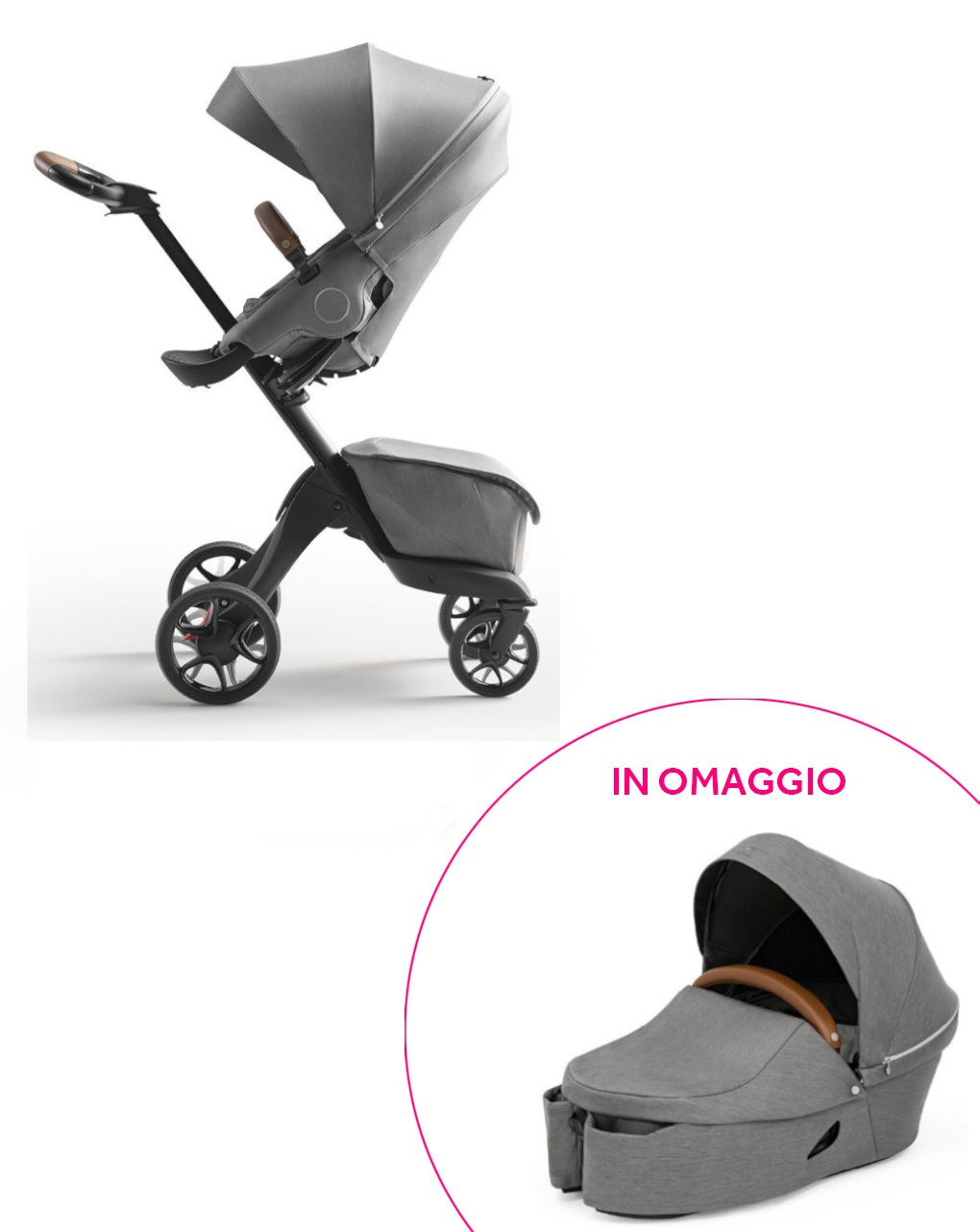 Stokke® xplory x modern grey + navetta in omaggio