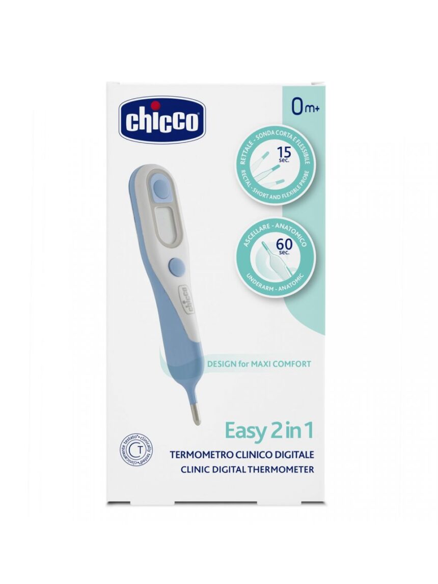 Chicco - termometro easy 2 in 1 - Chicco