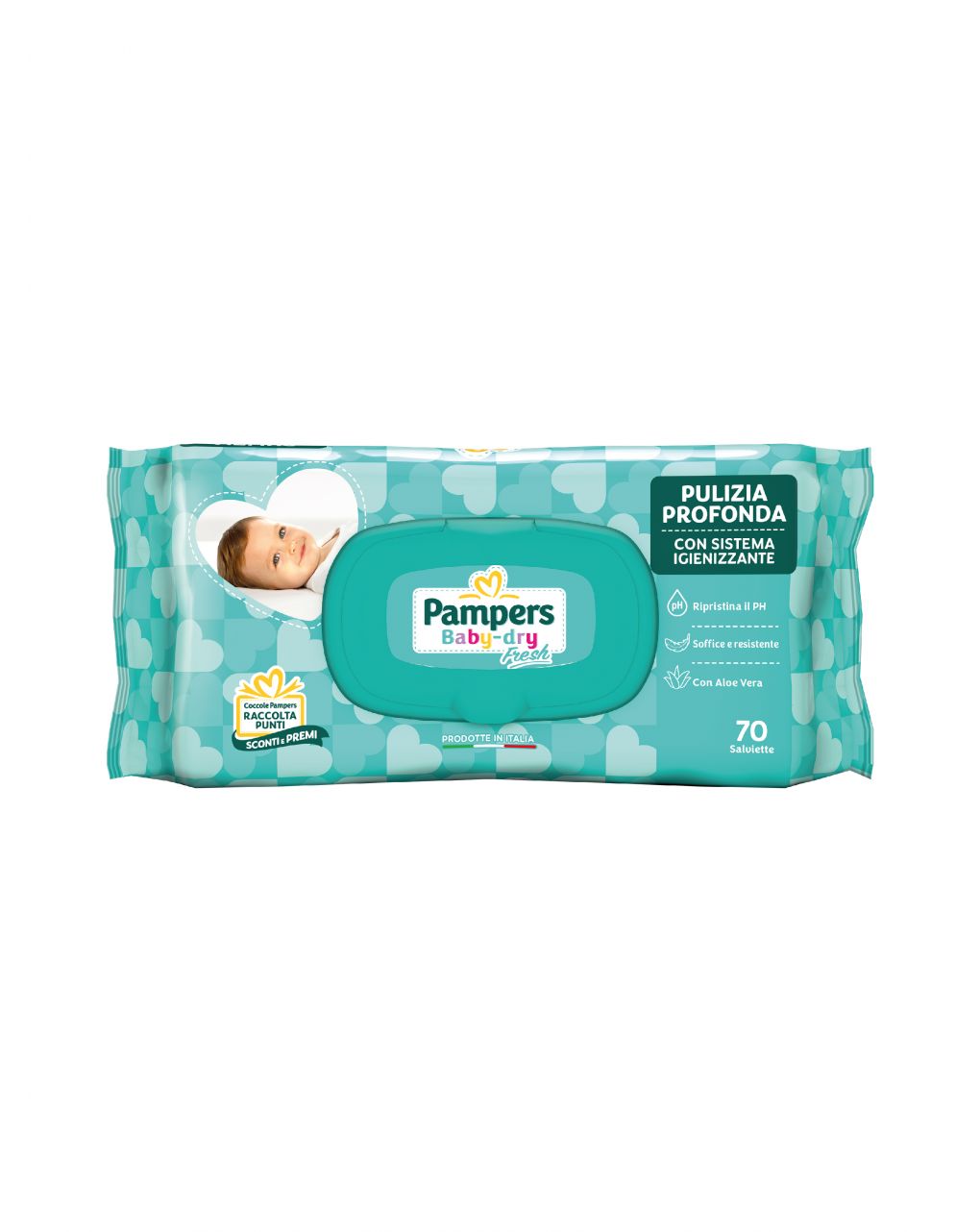 Pampers - baby fresh nuova trama x70 - Prénatal